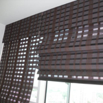 Indoor bamboo blinds